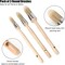 Trim Painting Tool, 3 Packs with 0.6Inch, 0.75Inch, 1Inch Small Paint Brushes for Walls, Touch Up, Edge Painting Tool, Round Paint Brush